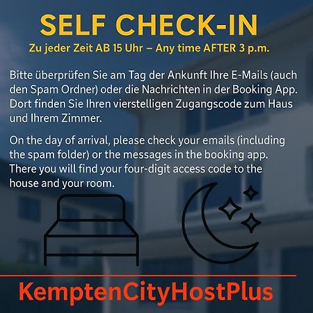 Kemptencityhostplus-Unterkunft Charme Im Denkmal Ngoại thất bức ảnh